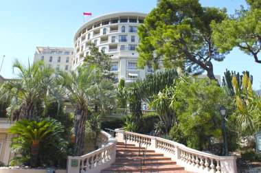 Monte-Carlo, Monako- 3 Ağustos 2013: operaya yakın meydan 