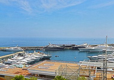 Monte-Carlo, Monako - 13 Haziran 2014: Port Hercule