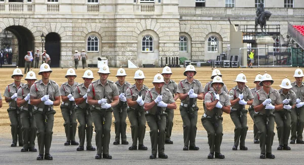 Londra, Gran Bretagna 22 maggio 2016: guardie marines reali traini — Foto Stock