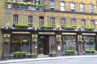 Londra, Büyük Britanya-Mayıs 22, 2016: Albert, pub 