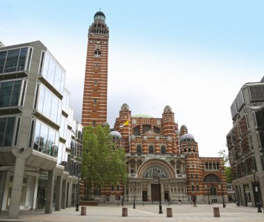 Londra, Büyük Britanya -22 Mayıs 2016: Westminster Katedrali