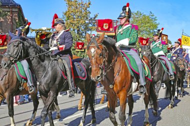 Stuttgart, Almanya-30 Eylül 2018: bira festivali, şenlikli pr