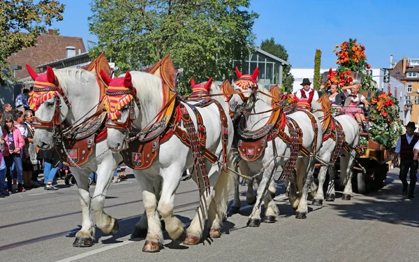 Stuttgart, Németország-szeptember 30, 2018: sör Fesztivál, ünnepi PR — Stock Fotó