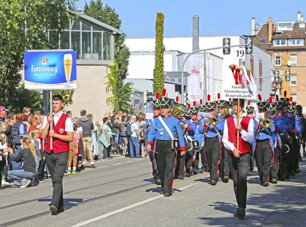 Stuttgart, Duitsland-30 september 2018: bierfestival, feestelijke PR — Stockfoto