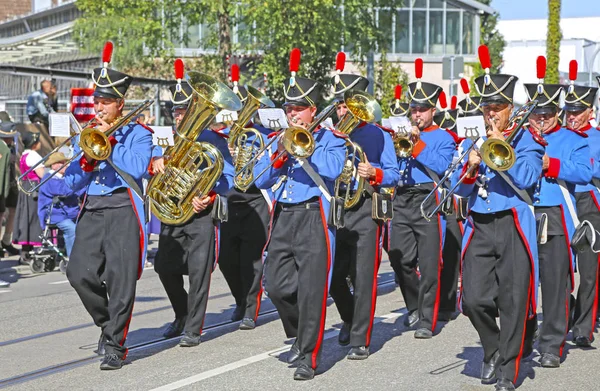 Stuttgart, Duitsland-30 september 2018: bierfestival, feestelijke PR — Stockfoto