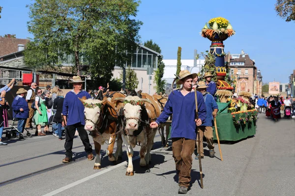 Stuttgart, Németország-szeptember 30, 2018: sör Fesztivál, ünnepi PR — Stock Fotó