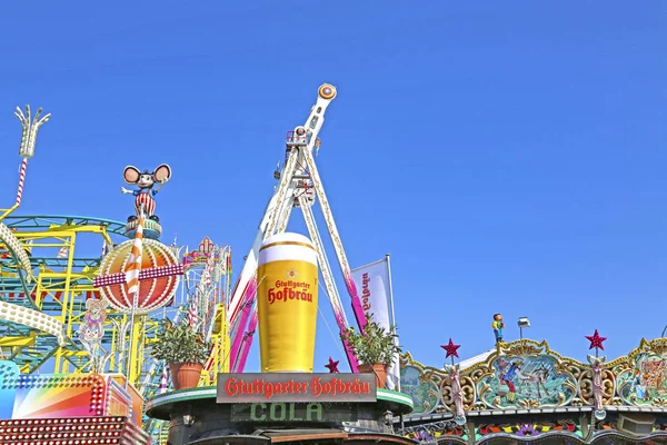 Stuttgart, Allemagne-30 septembre 2018 : festival de la bière, foire — Photo