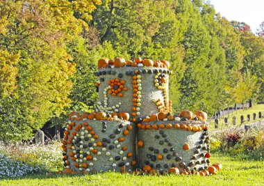 Ludwigsburg, Almanya-16 Ekim 2016: balkabağı festivali