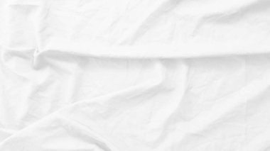 Arkaplan için beyaz kumaş soyut desen.