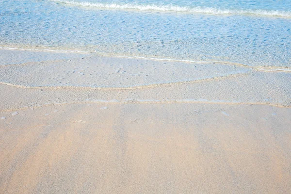 Zand Golven Met Textuur Aan Zee Zomer — Stockfoto