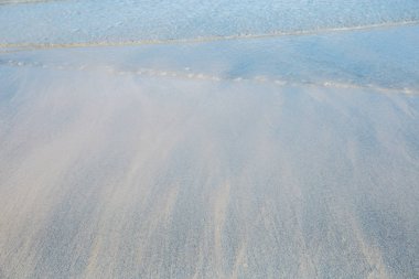 Arka plan ile kum dalgaları.