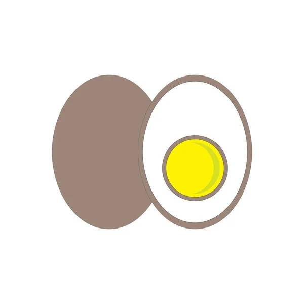 Egg Ilustration Vector Logo Desig — 图库矢量图片