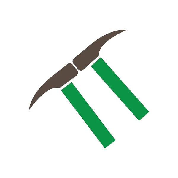Hammare Logotyp Design Vektor Templa — Stock vektor