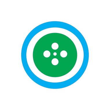 düğmeler logo şablon vektör deseni