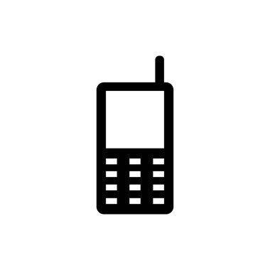 Telefon simgesi tasarımı ilüstrasyon vektör şablonu