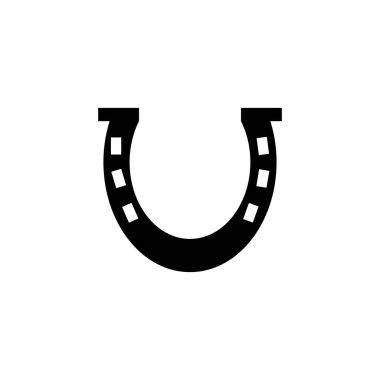 at nalı simgesi vektör ilüstrasyon şablonu