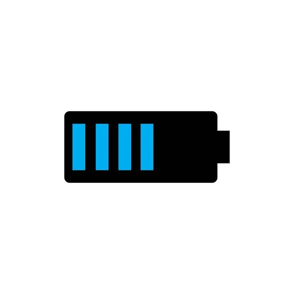 Battery Icon Set Vector Template — Stock Vector