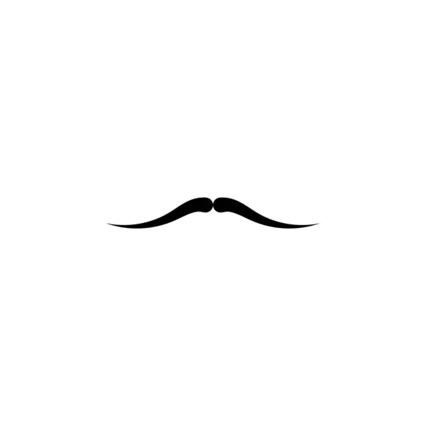 Bigote Vector Diseño Ilustración Plantilla — Archivo Imágenes Vectoriales