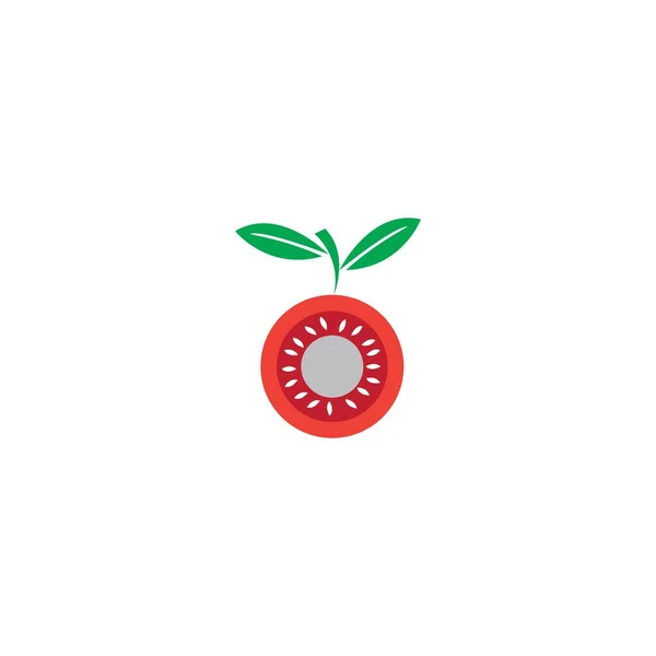 Tomatto Vector Ilustración Diseño Templa — Vector de stock