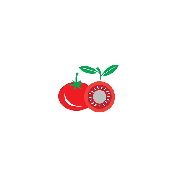 Tomatto Vector Ilustración Diseño Templa — Vector de stock