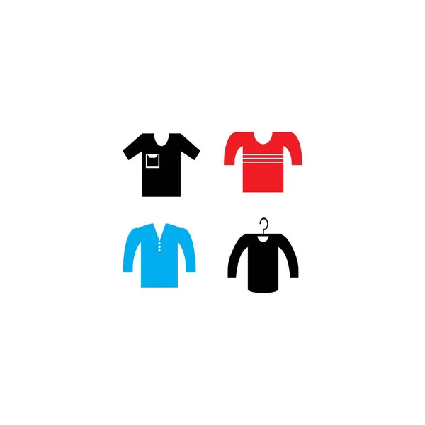 Shirt Vector Ontwerp Ilustratie Pictogram Templa — Stockvector