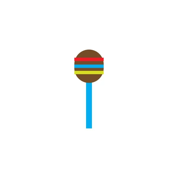 Lolipop Candy Vector Design Ilustration Icon Templat — Stock Vector