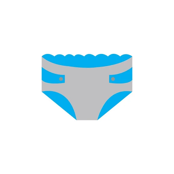 Pampers Vector Design Ilustration Icon Templat — 스톡 벡터