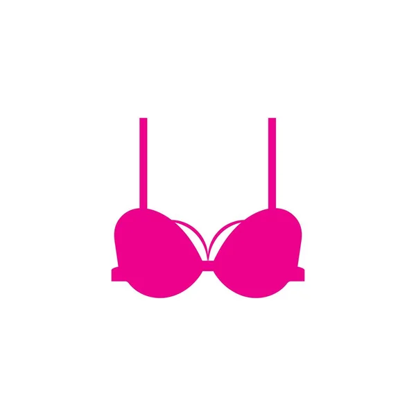 Bra Vector Design Ilustration Icon Templa — Stock Vector