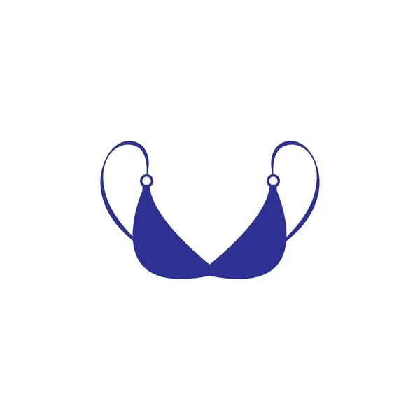 Bra Vector Design Ilustration Icon Templa — 스톡 벡터