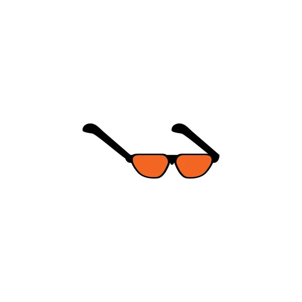 Gözlük Vektör Ilüstrasyon Simgesi Şablonu — Stok Vektör