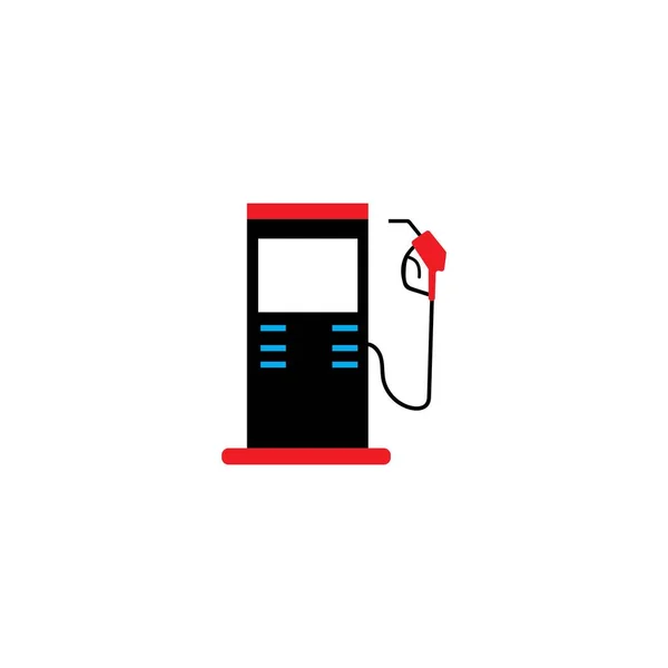 Modèle Icône Vectorielle Conception Ilustration Pompe Petrolium — Image vectorielle