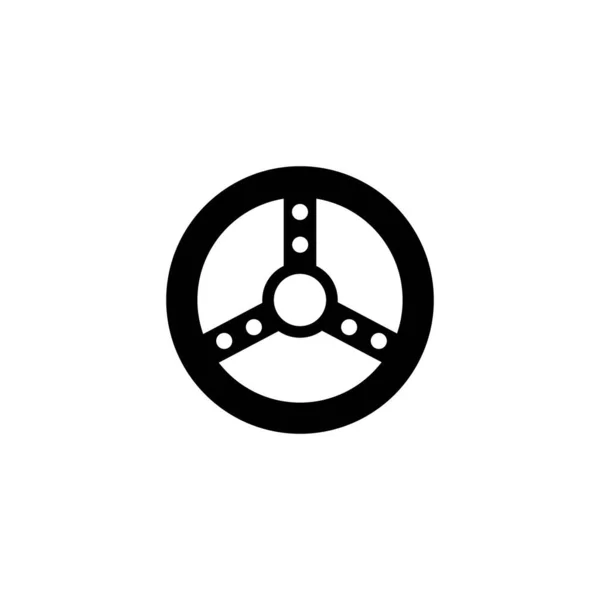 Steering Wheel Vector Design Ilustration Icon Templat — 스톡 벡터