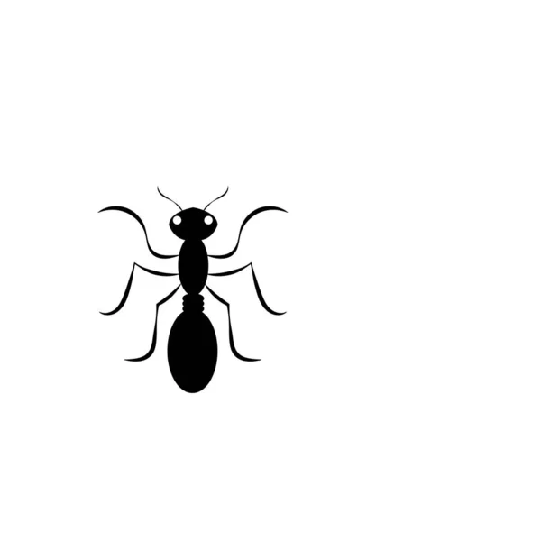 Ant Logo Modello Vettoriale Illustrazione Desig — Vettoriale Stock