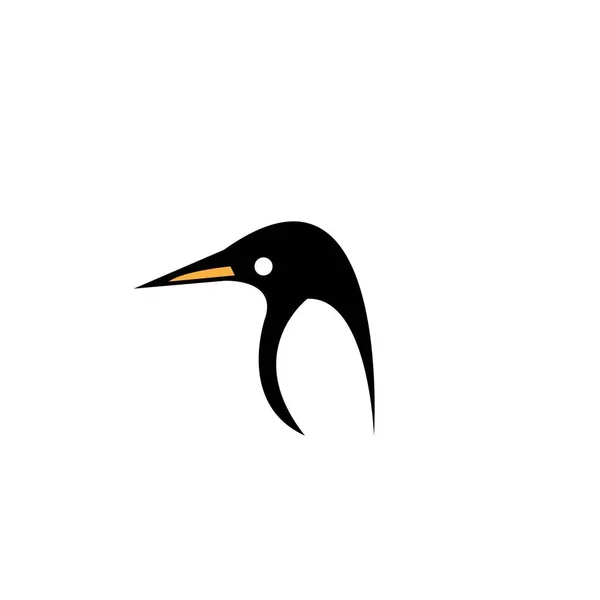 Tučňák Logo Vektorové Šablony Ikony Design Ilustrace — Stockový vektor