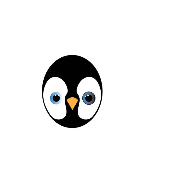 Пінгвін Логотип Векторний Шаблон Дизайну Піктограми — стоковий вектор