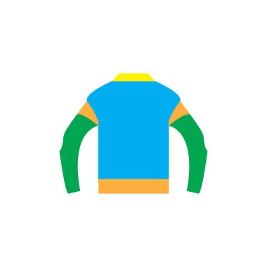 Ceket vektör ilüstrasyon simgesi logo temposu