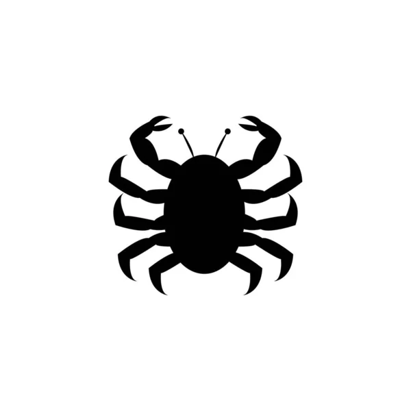 Crab Vector Design Ilustration Icon Logo Templa — Stock Vector