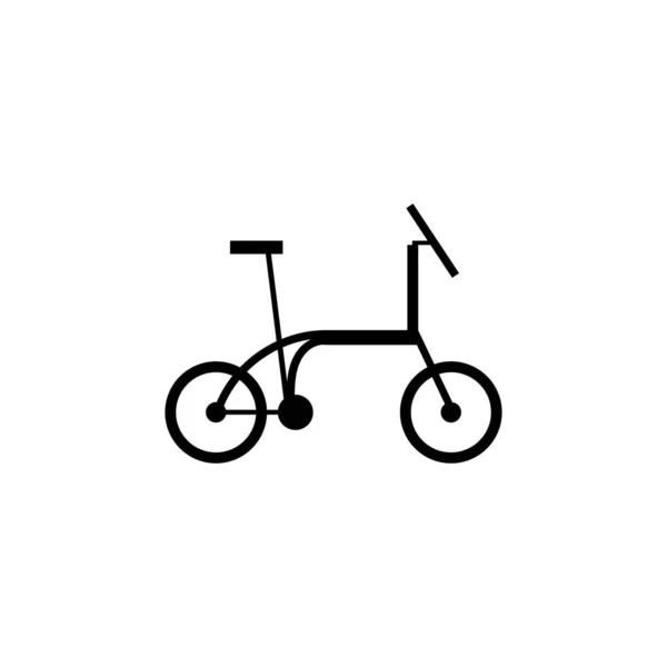 Logo Bici Icona Design Ilustrazione Templat — Vettoriale Stock