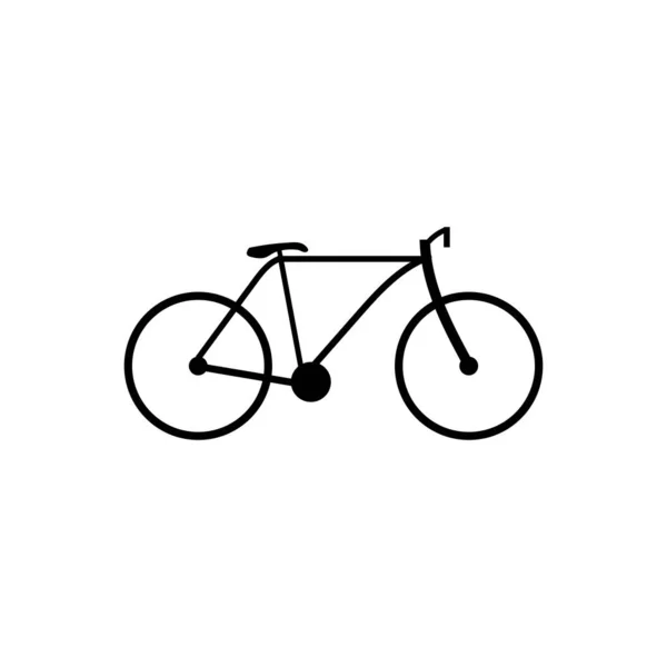 自転車のロゴデザインアイコンイラストテンプレート — ストックベクタ