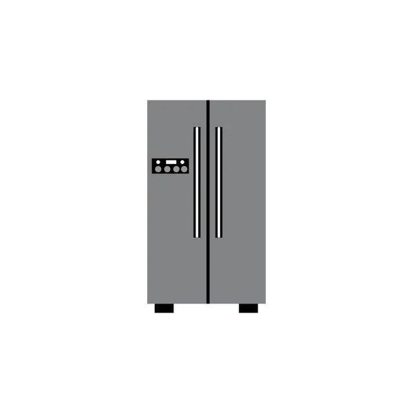 Refridgerator Vector Diseño Ilustración Icono Logotipo Plantilla — Archivo Imágenes Vectoriales