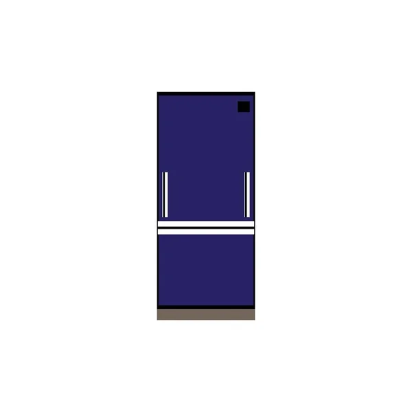 Refridgerator Vector Design Ilustration Icon Logo Templat — Stock Vector