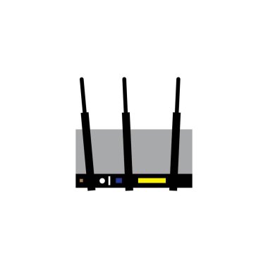 ev Wi-Fi vektör tasarımı ilüstrasyon simgesi logo şablonu