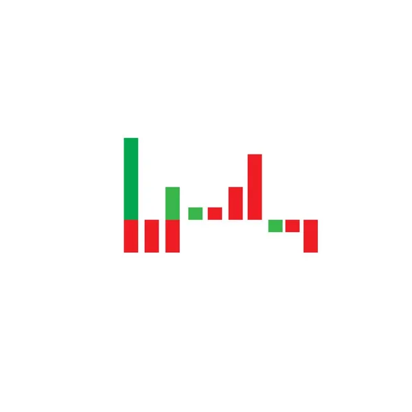 Trading Vektor Illustration Design Ikone Logo Templat — Stockvektor