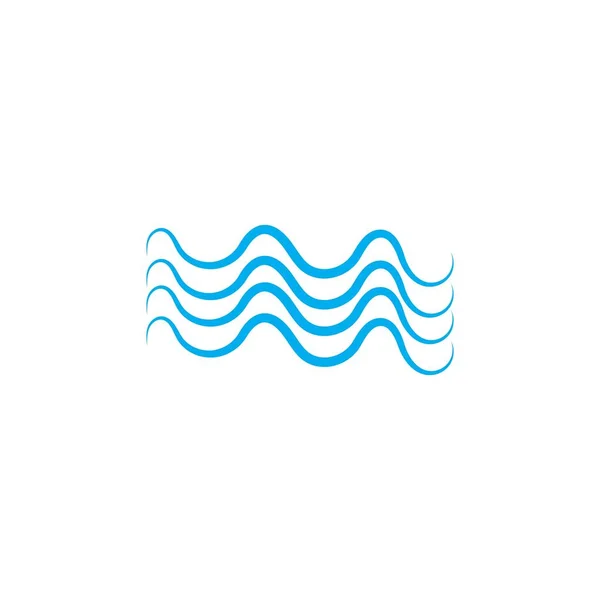 水波符号和图标标志模板矢量 — 图库矢量图片