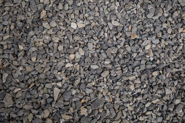 Full frame shot of litlle gray stone background — Stock Photo, Image