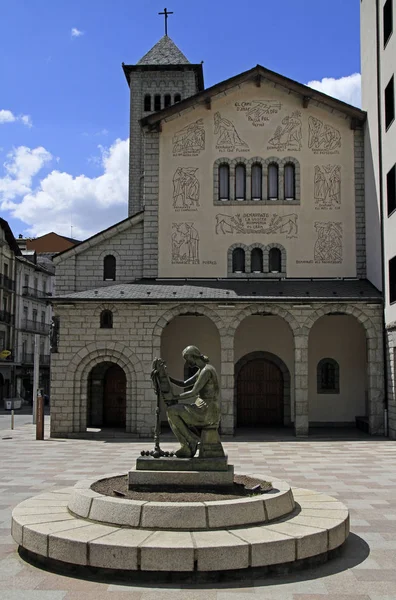 Iglesia Sant Pere Martir Andorra Vella Andorra — Foto de Stock