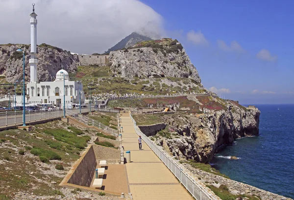 Gibraltar Great Britain Mai 2015 Menschen Gehen Der Moschee Der — Stockfoto