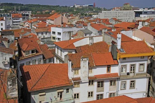 Ovanifrån Staden Coimbra Portugal — Stockfoto