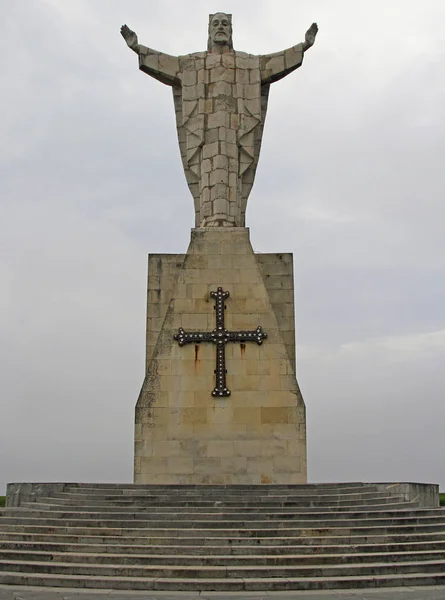 Památník Nejsvětějšímu Srdci Ježíšovu Oviedo — Stock fotografie