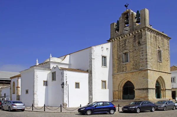 Portekizce şehir Faro eski şehrin görünümü